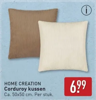 Aanbieding: Corduroy kussen