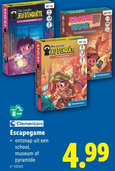 Offre: Escapegame