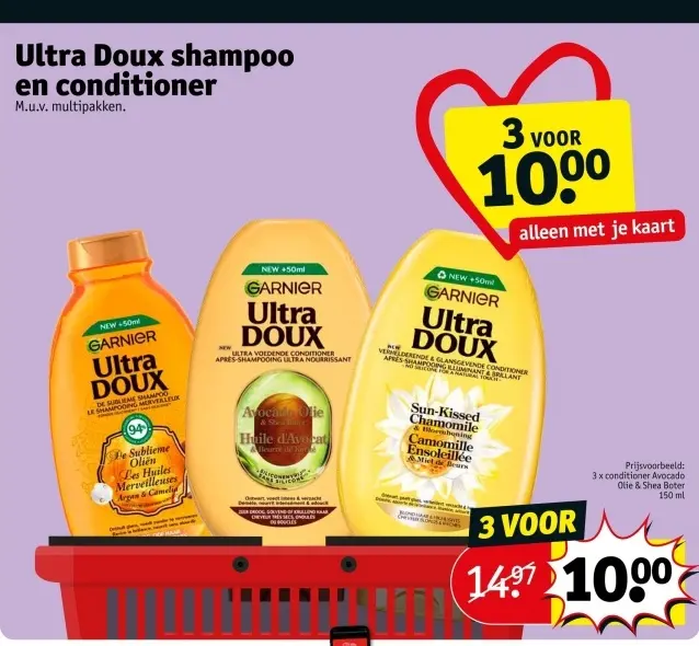 Promotie: Ultra Doux shampoo en conditioner