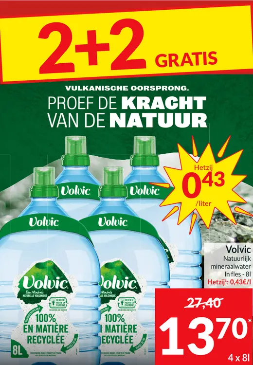 Promotie: Natuurlijk mineraalwater