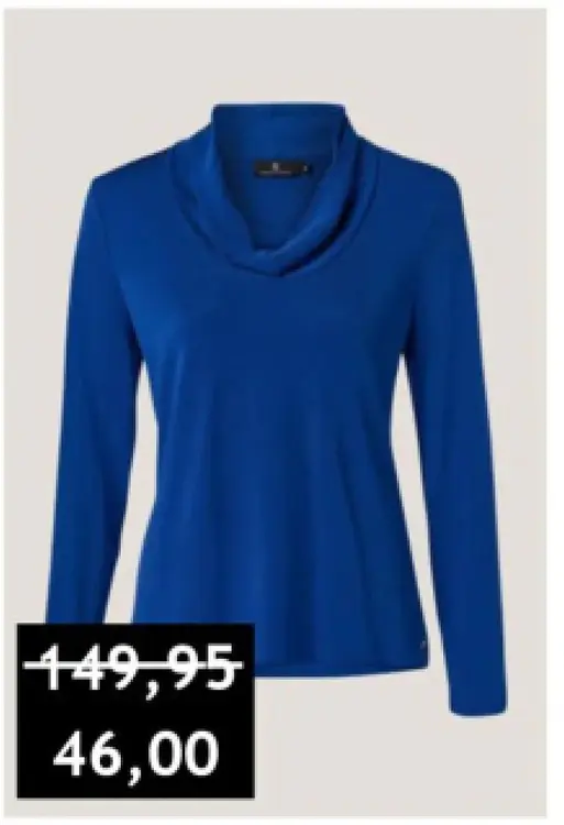 Aanbieding: Blue long-sleeved top