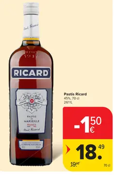 Aanbieding: Pastis Ricard