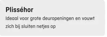Aanbieding: Plisséhor