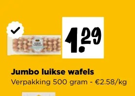 Promotie: Luikse wafels