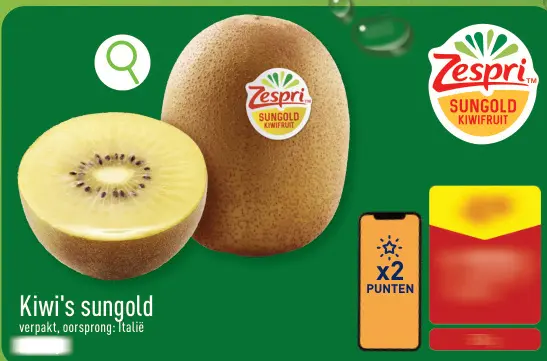 Promotie: Kiwi's sungold