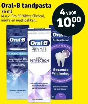 Promotie: Tandpasta