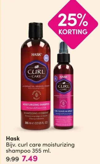 Aanbieding: Curl care moisturizing shampoo