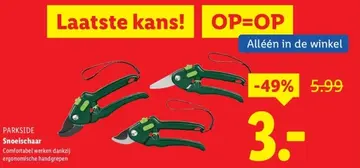 Aanbieding: PARKSIDE Snoeischaar