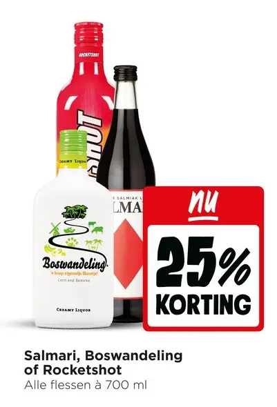 Aanbieding: Salmari, Boswandeling of Rocketshot