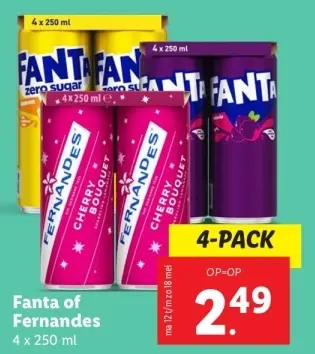 Aanbieding: Fanta of Fernandes