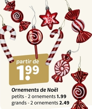 Offre: Ornements de Noël