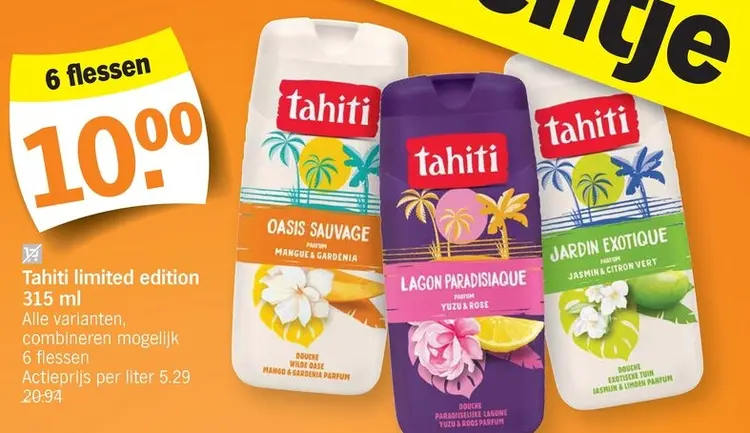 Promotie: Tahiti limited edition
