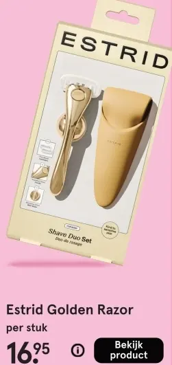 Aanbieding: Estrid Golden Razor