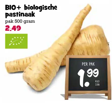 Aanbieding: Biologische pastinaak