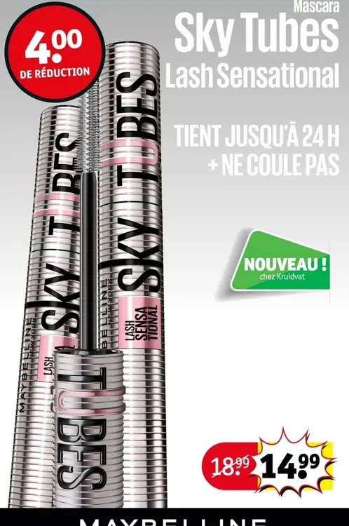 Offre: Sky Tubes Lash Sensational Mascara