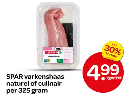 Aanbieding: varkenshaas