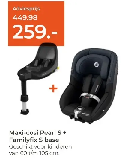 Aanbieding: Pearl S + Familyfix S base