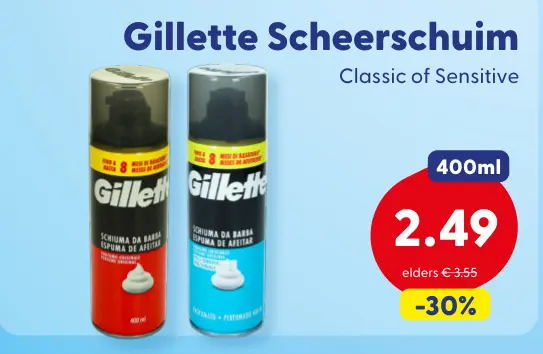Aanbieding: Scheerschuim
