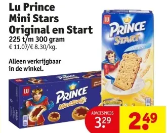 Aanbieding: Lu Prince Mini Stars Original en Start