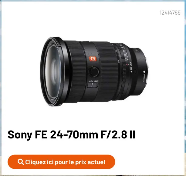 Offre: FE 24-70mm F/2.8 II