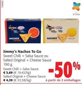 Offre: Jimmy's Nachos To Go