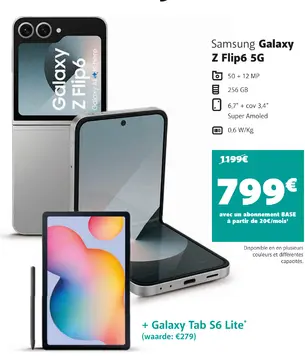 Offre: Samsung Galaxy Z Flip6 5G
