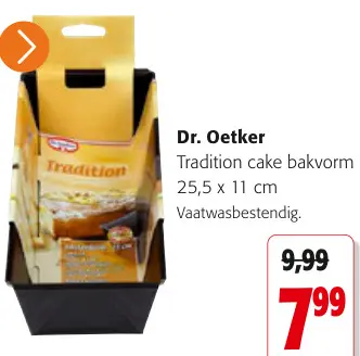Promotie: Tradition cake bakvorm