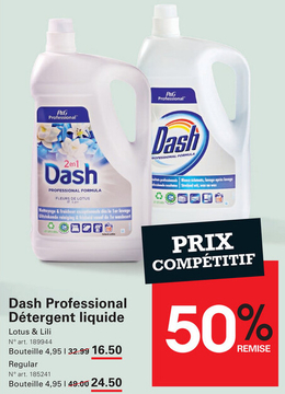 Offre: Dash Professional Détergent liquide