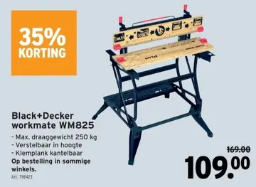 Aanbieding: Black+Decker workmate WM825