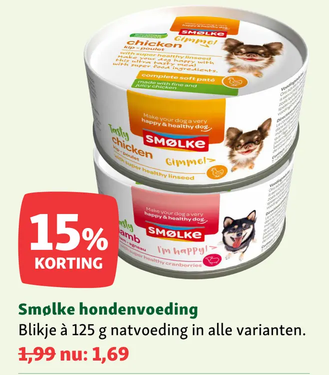Aanbieding: hondenvoeding