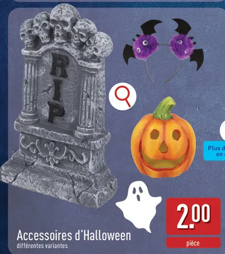 Offre: Accessoires d'Halloween