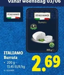 Promotie: Burrata