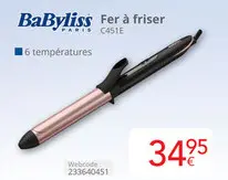 Offre: BaByliss Fer à friser