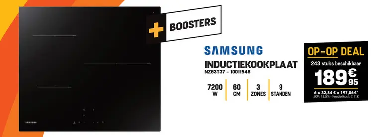 Promotie: Inductiekookplaat