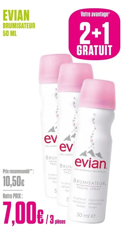Offre: Evian brumisateur