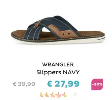 Aanbieding: WRANGLER Slippers NAVY