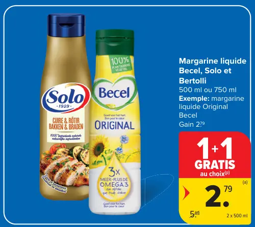 Offre: Margarine liquide
