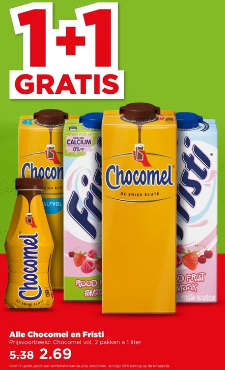 Aanbieding: Chocomel en Fristi