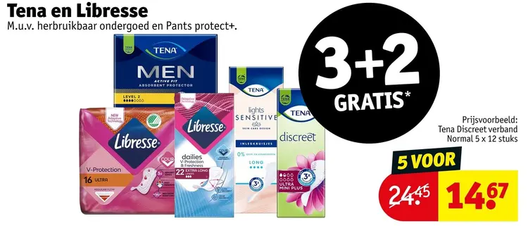 Aanbieding: Tena en Libresse