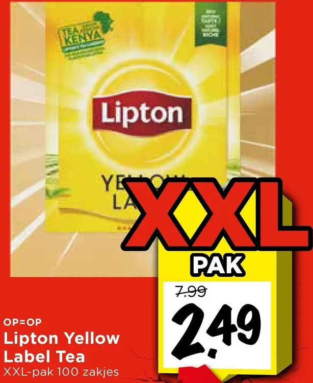 Aanbieding: Yellow Label Tea