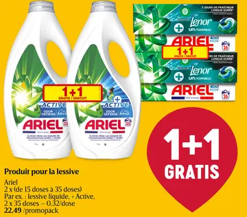 Offre: Produit pour la lessive