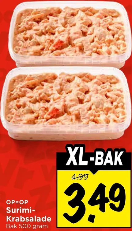 Aanbieding: Surimi-Krabsalade