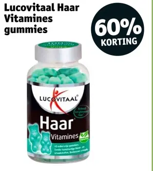Promotie: Lucovitaal Haar Vitamines gummies
