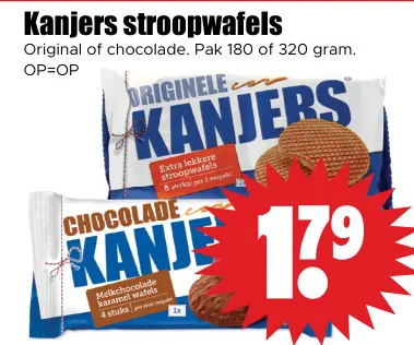 Aanbieding: Kanjers stroopwafels