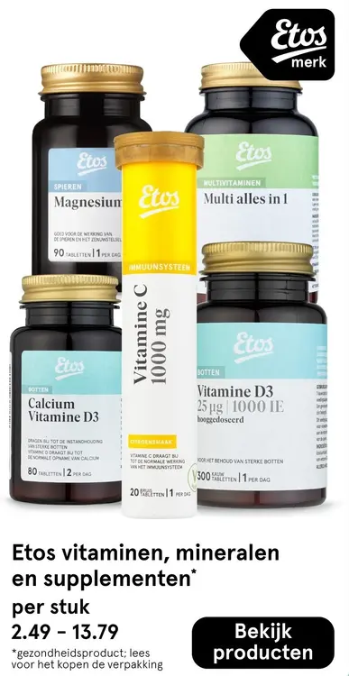 Aanbieding: Vitaminen, mineralen en supplementen