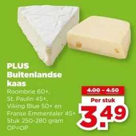 Aanbieding: Buitenlandse kaas