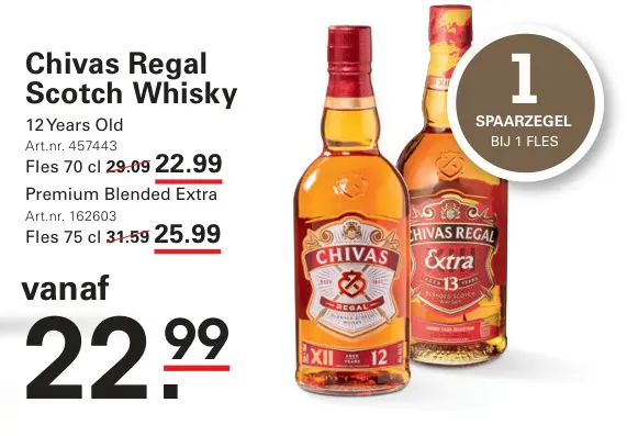 Aanbieding: Chivas Regal Scotch Whisky