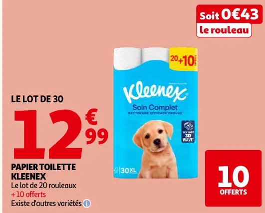 Promotie: Papier toilette