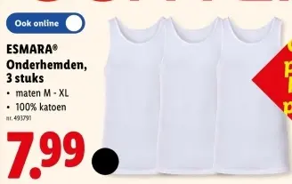 Promotie: Onderhemden