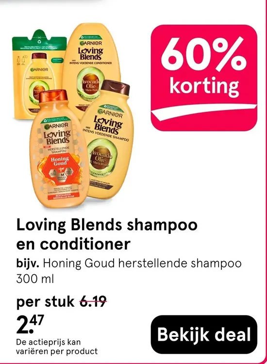 Aanbieding: Loving Blends shampoo en conditioner